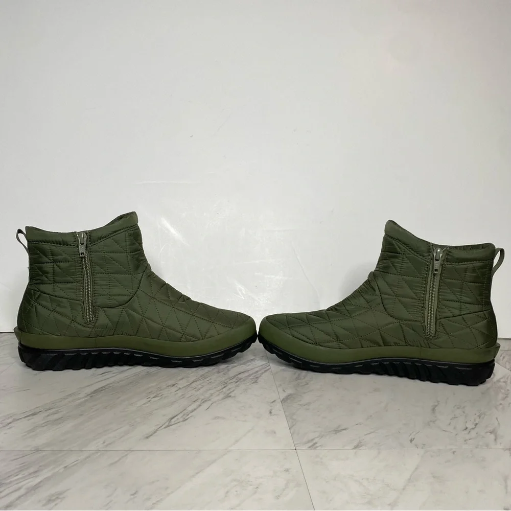 Bogs Snowday II Short Green Puffer Boot 10
